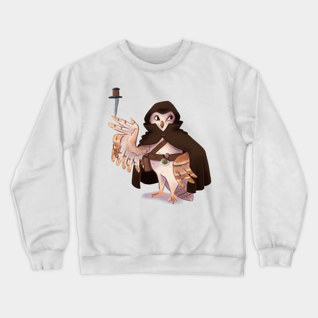 Rogue Owl Crewneck Sweatshirt by Melissa Jan